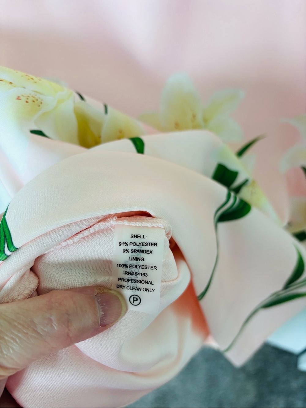 Calvin Klein Pink Floral Sheath Dress - Picture 5 of 5